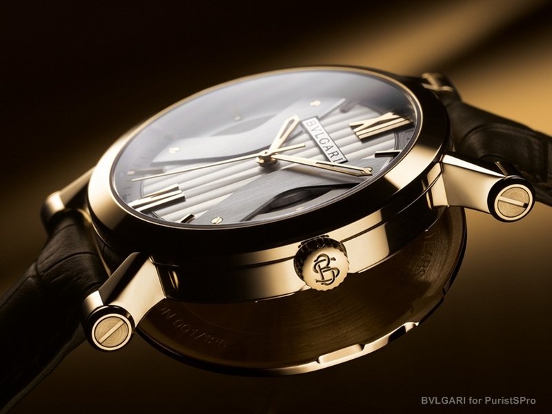 bvlgari 125th anniversary carbon gold watch