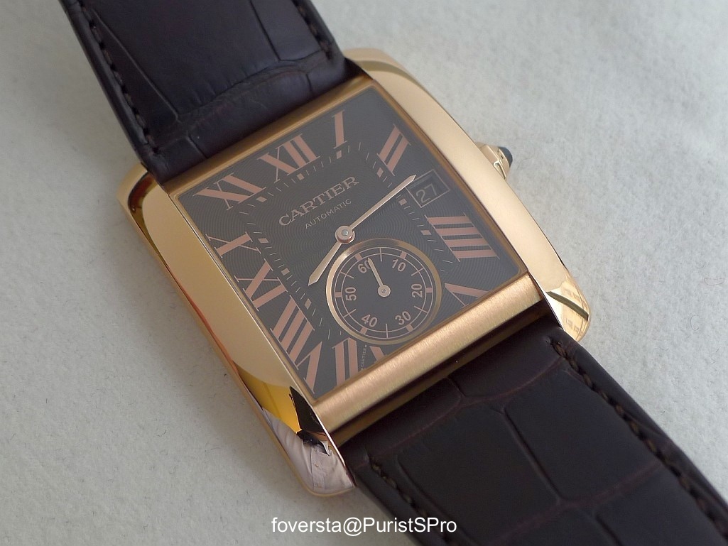 Cartier tank on sale mc gold
