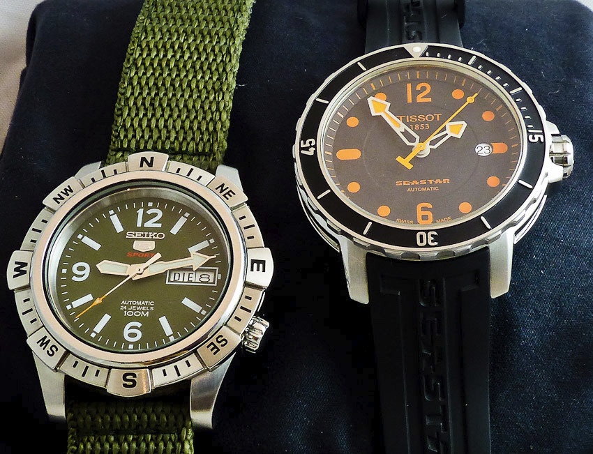 Japan vs. Switzerland: The Tissot Seastar 1000 and Seiko 5 Sports  comparison review