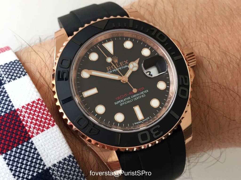 Rolex Yacht-Master 40 - Is it too small for a medium size wrist