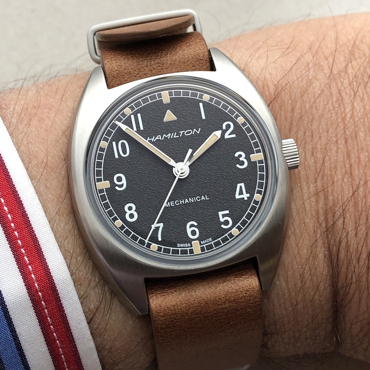 ☆HAMILTON☆ Khaki Aviation Pilot Pioneer Automatic 41♪ (Hamilton