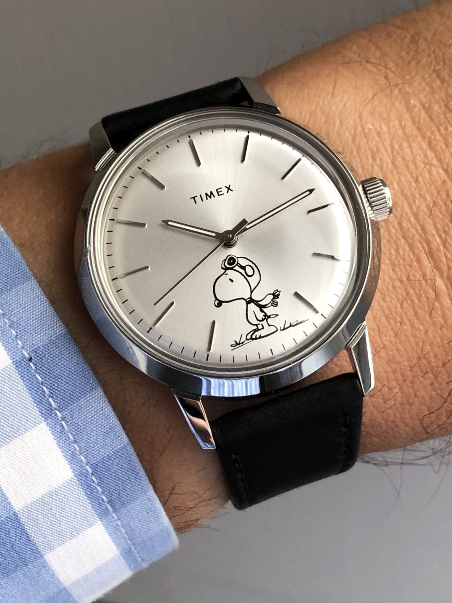 Hands on review of the Timex Marlin 40mm Snoopy