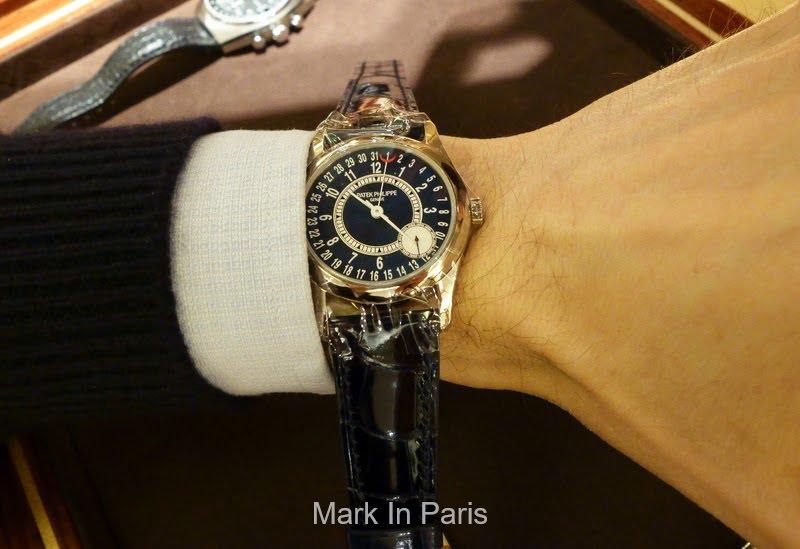 Patek philippe sales calatrava blue dial