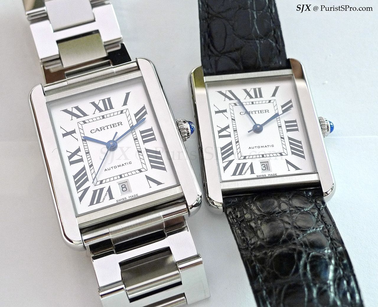 cartier tank solo vs americaine