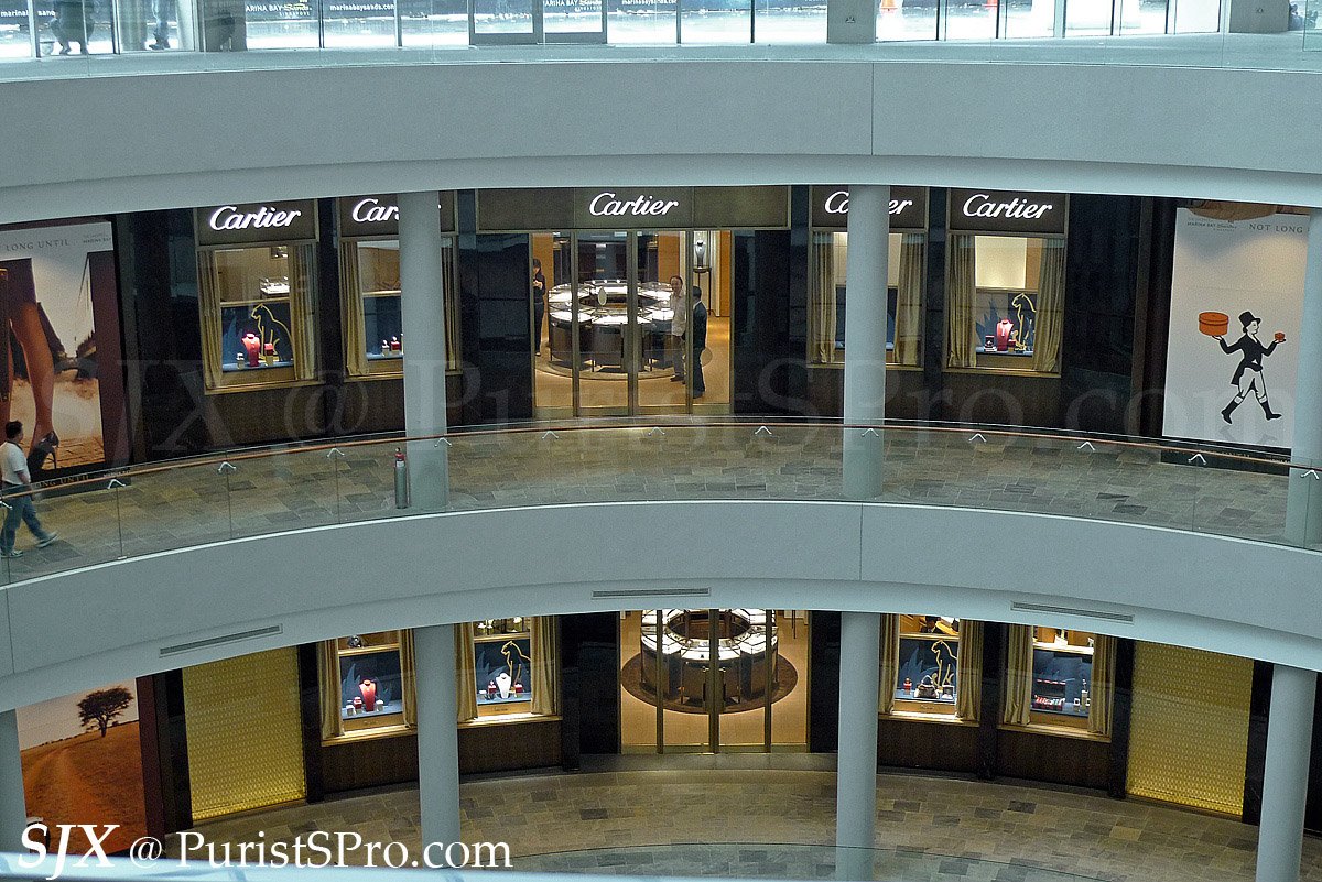 newly opened Cartier store 
