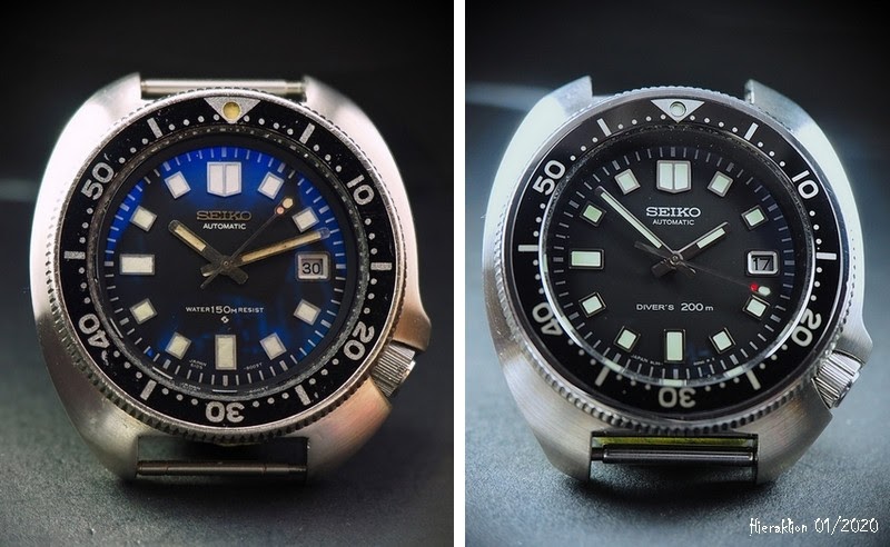 3/3) BACK TO THE FUTURE, Seiko divers review – 6105-811x and comparaison  with the SLA033 / SBEX031 reissue