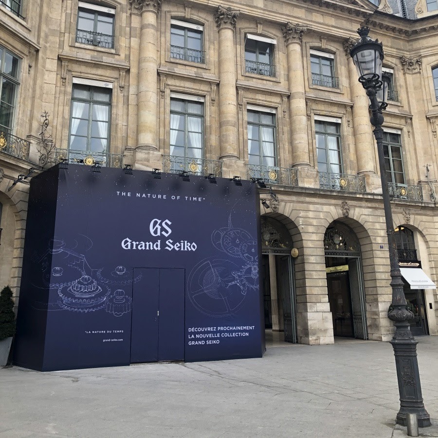 Grand Seiko will open a boutique on the Place Vendôme end of March
